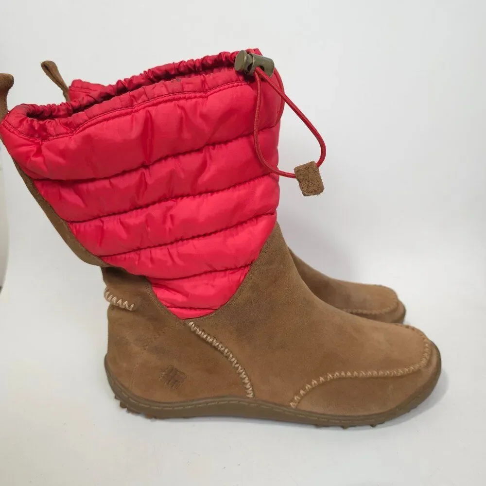 Columbia Women’s Minx Moccasin Waterproof Omni-Heat Winter Boots Size 9 BL1559